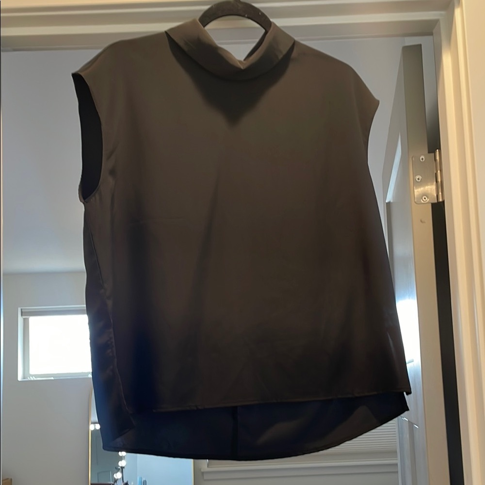 Elegant Black Sleeveless Top